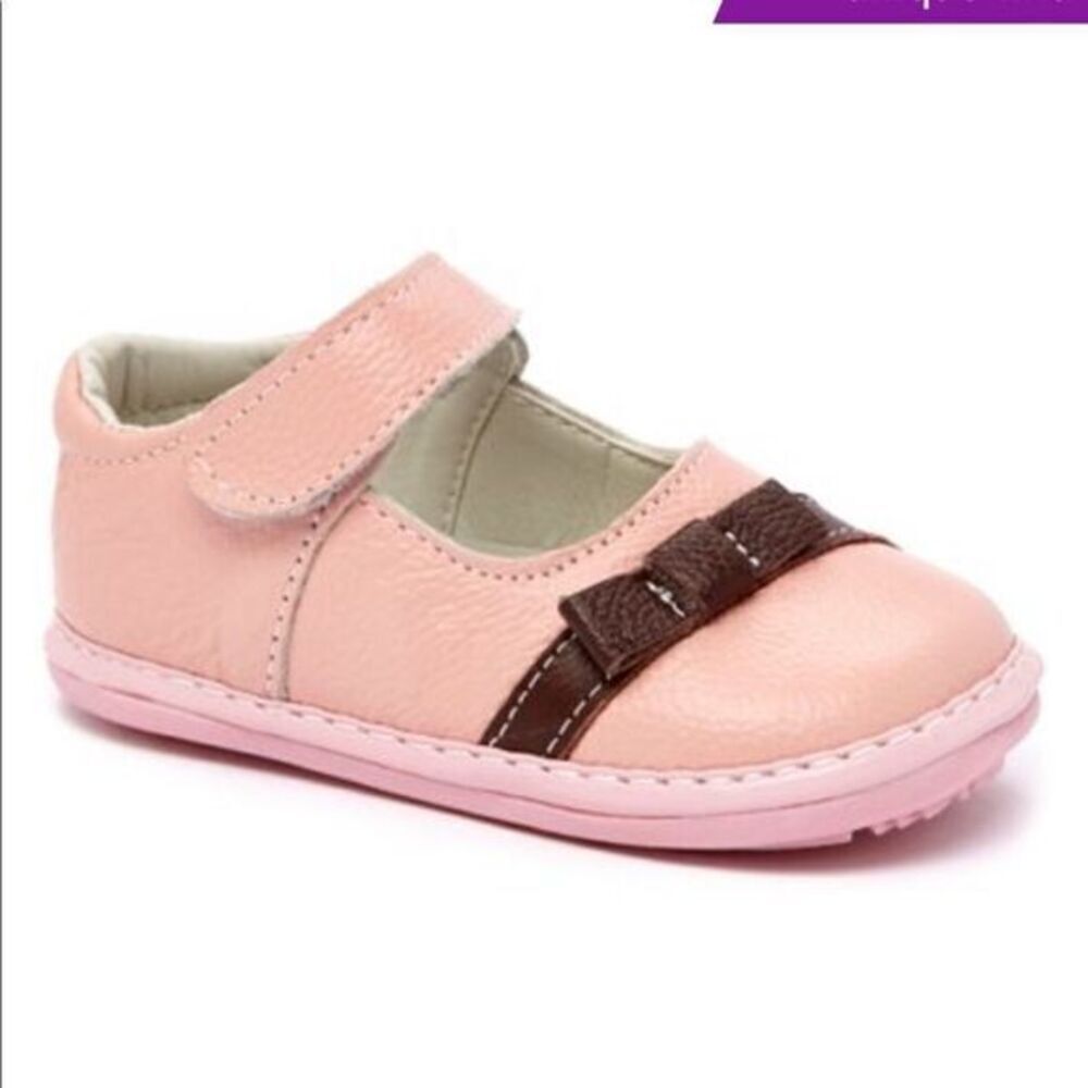 Chulis Baby Girls Shoes sz 4 Leather Mary Janes NEW # bag V-11